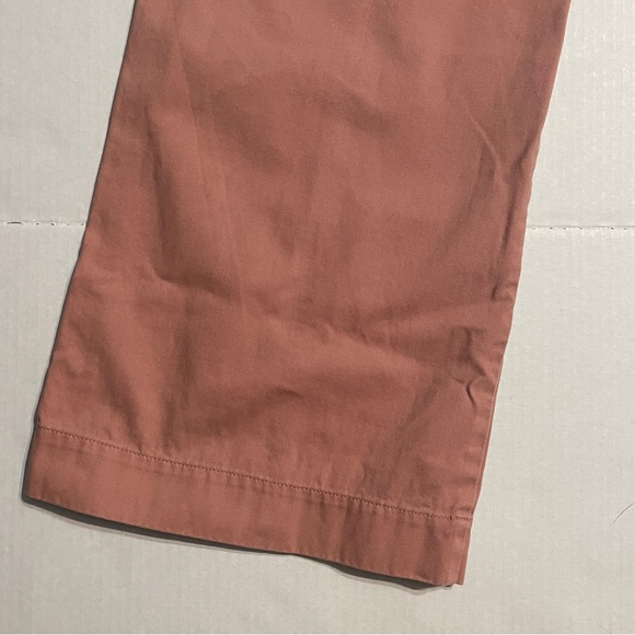 Y2K Vintage Wide Leg 100% Cotton Chino Mid-rise pink pants. Old Navy, size 16 - Picture 11 of 15